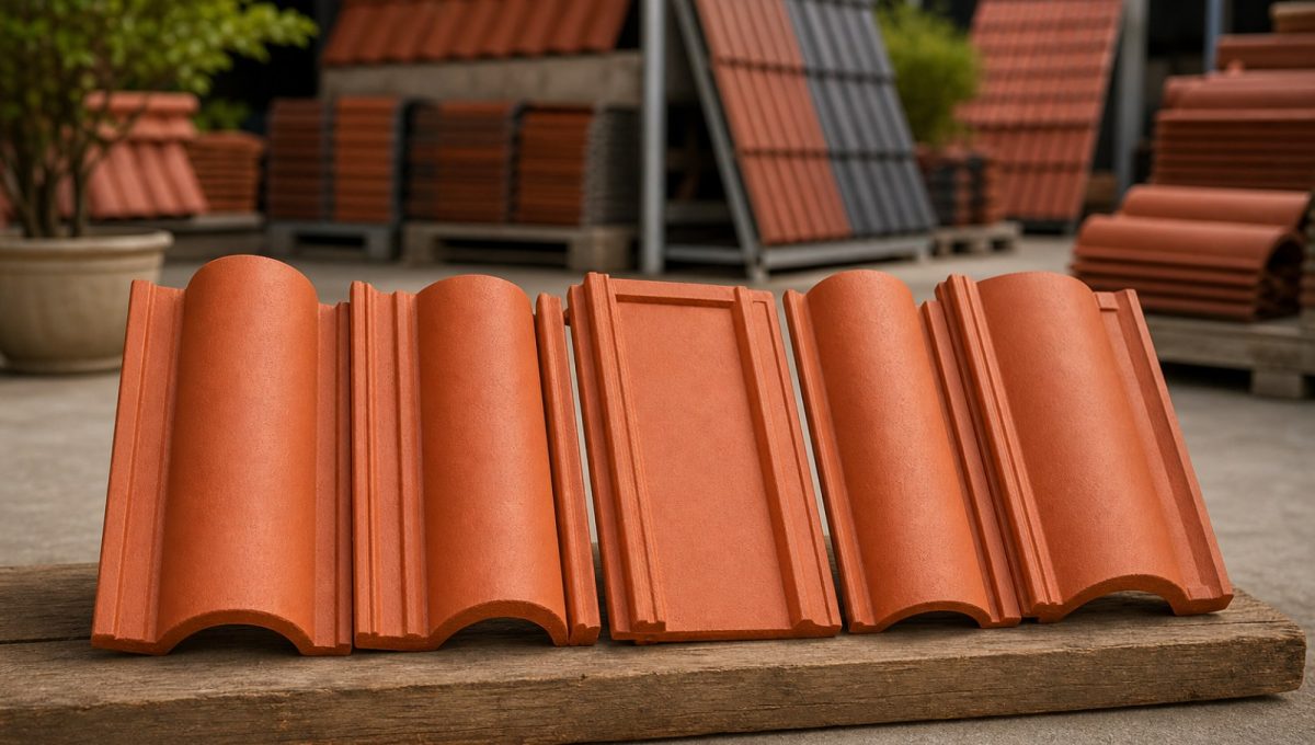 Ngói màu đỏ gạch DN-22